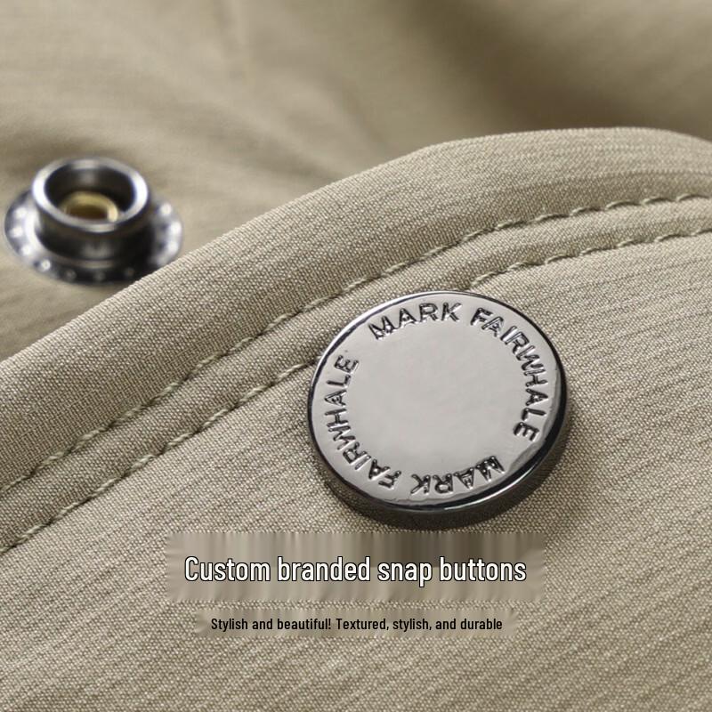 Mark Fairwhale Men's Hooded Windproof Cargo Jacket