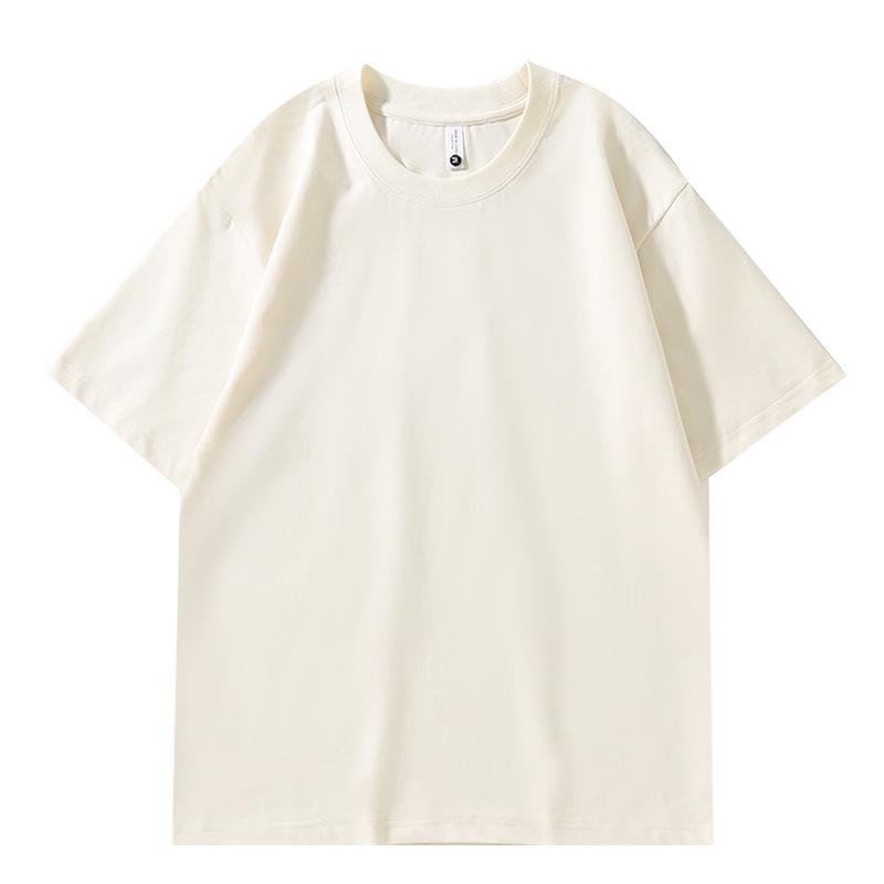 Men's Oversized Loose Fit Crew Neck T-Shirt - Soft Cotton Casual Short Sleeve Top