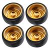 4Pcs 63mm RC Car Metal Hub Drift Tire Replacement Parts Accessory Fit for WPL D12 RC Truck
