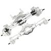 Front Rear Axle Upgrade Parts Fit for SCX10 II 90046 90047 1 10 Axial RC Car ModelSilver