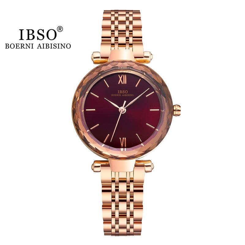 Steel Belt Ankola Red Women S Watch Simple Watch Kuaishou 8838
