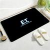 E.T. the Extra-Terrestrial Movie Floor Mat Soft Thickened Flannel Door Mat Non-Slip Living Room Rug Home Decor