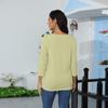 Women Cute Print Tees Blouses Casual Plus Size Basic Tops Pullover For  3/4 Sleeve Shirts