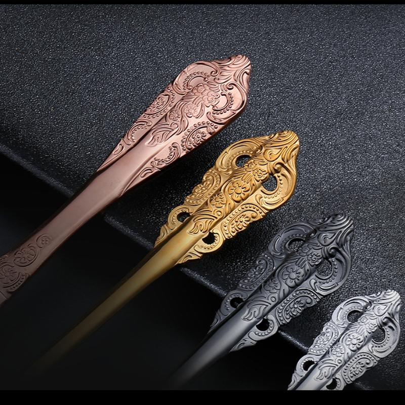 HANYANG vesela din oțel inoxidabil pentru hotel de familie consumabile set cuțit pentru friptură, furculiță și lingură vesela în stil occidental