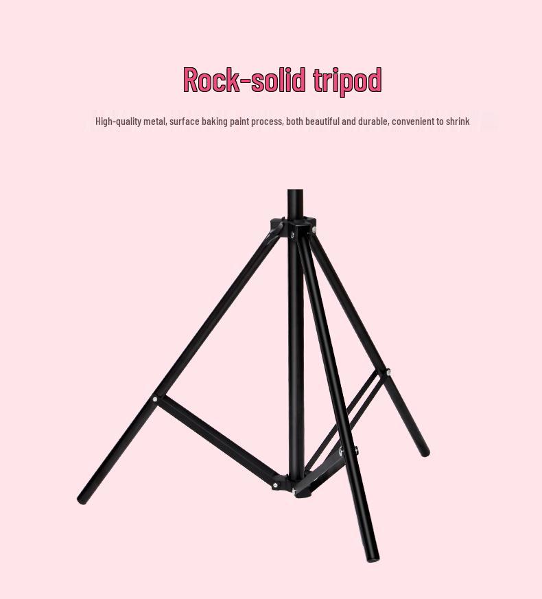 6-Inch Ring Light with Tripod Stand for Live Broadcast and Photography