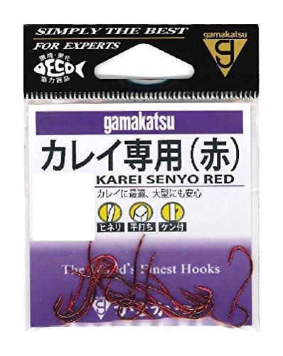 Gamakatsu Flatfish hook (red) No. 11 fishing hook medium size