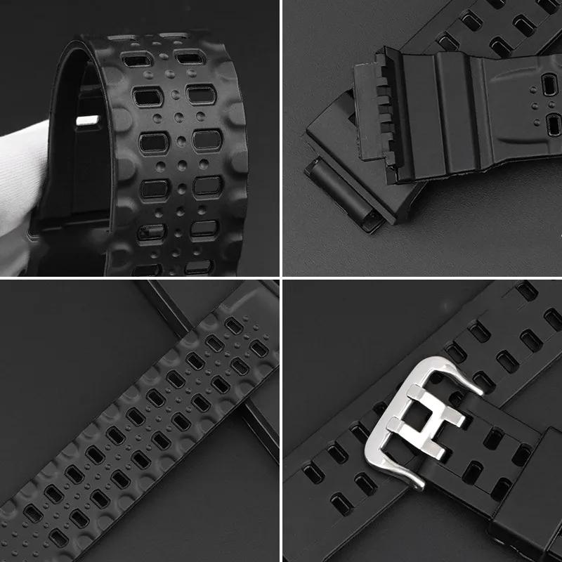 Resin Silicone Strap for Casio G-SHOCK RANGEMAN GW-9400 GW-9300 Men Camouflage Rubber Sport Waterproof Band Watch Accessories