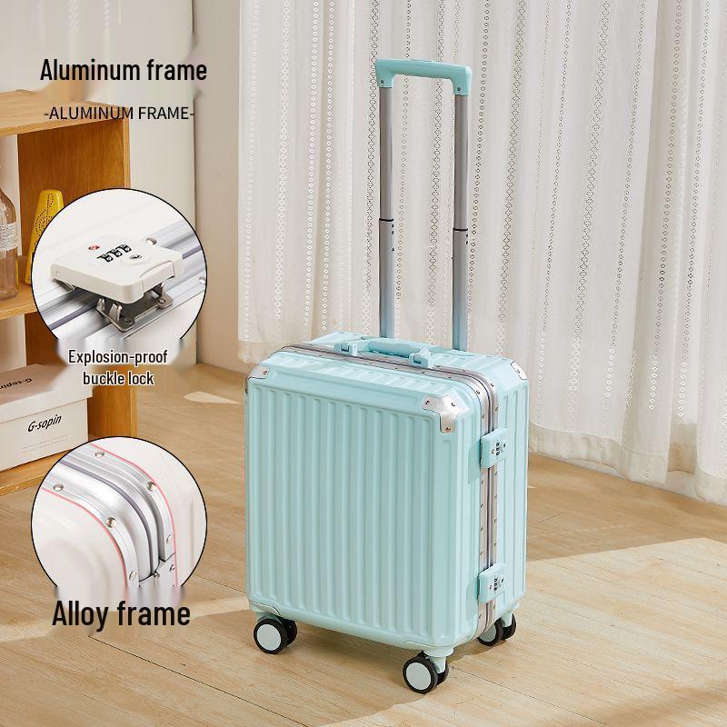 18-calowy bagaż podręczny do noszenia poziomo: Wytrzymała, Solidna Uniwersalna Walizka na Kółkach dla Małych Dzieci