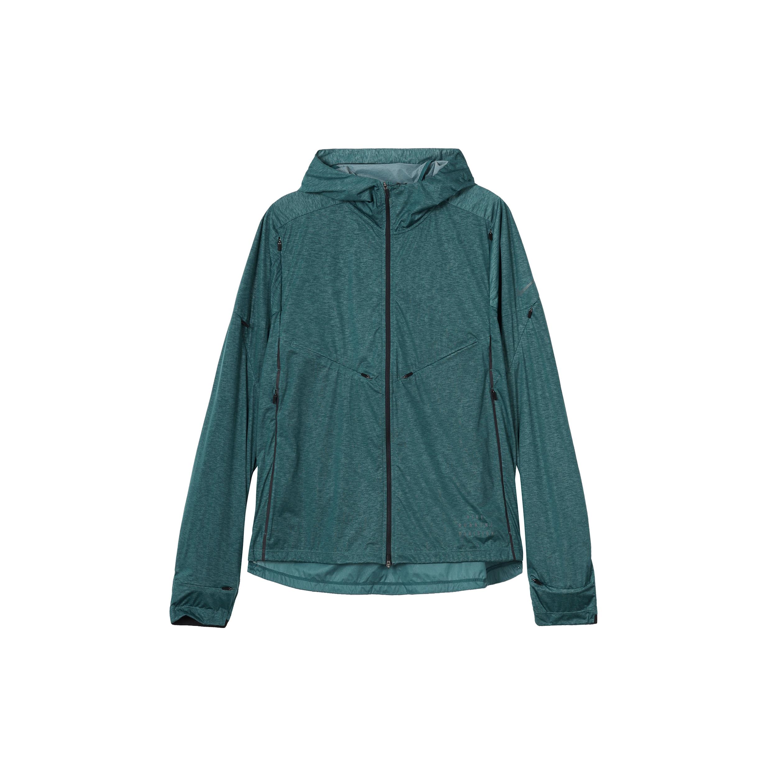 Куртки Nike Мужские Темно-бирюзовые С капюшоном Умеренные Другие DA0417-393 XL