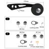 Einzelner Angelrollenhenkel für Multirolle/Baitcaster-Rolle Angelrad