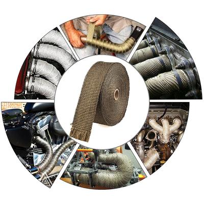 Car Motorcycle Exhaust Wrap Pipe Header Heat Insulation Roll Tape Turbos Heat Exhaust Thermal Wrap Tape