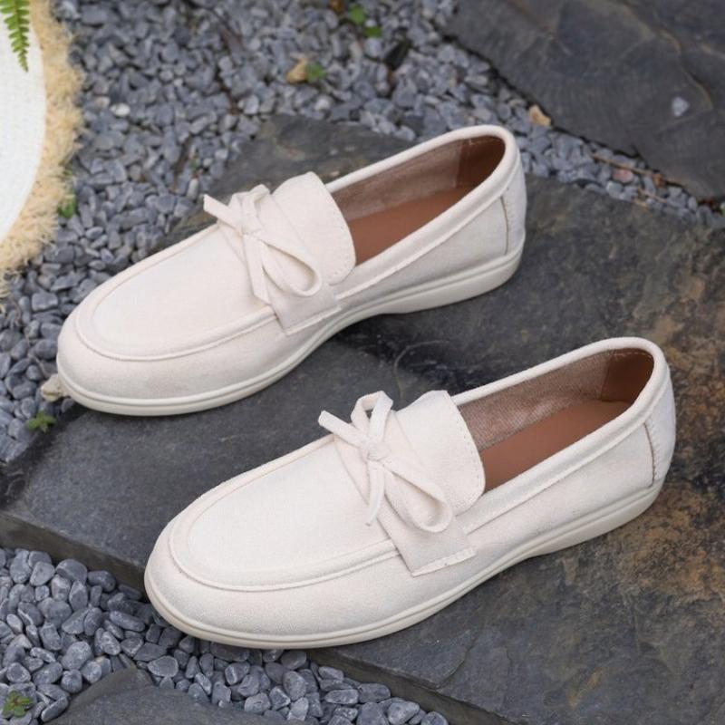 Fashion New Lefu Shoes Women's Soft Leather Retro Lazy Man Step On Thick Sole Flat Bottom Comfortable Single Shoe