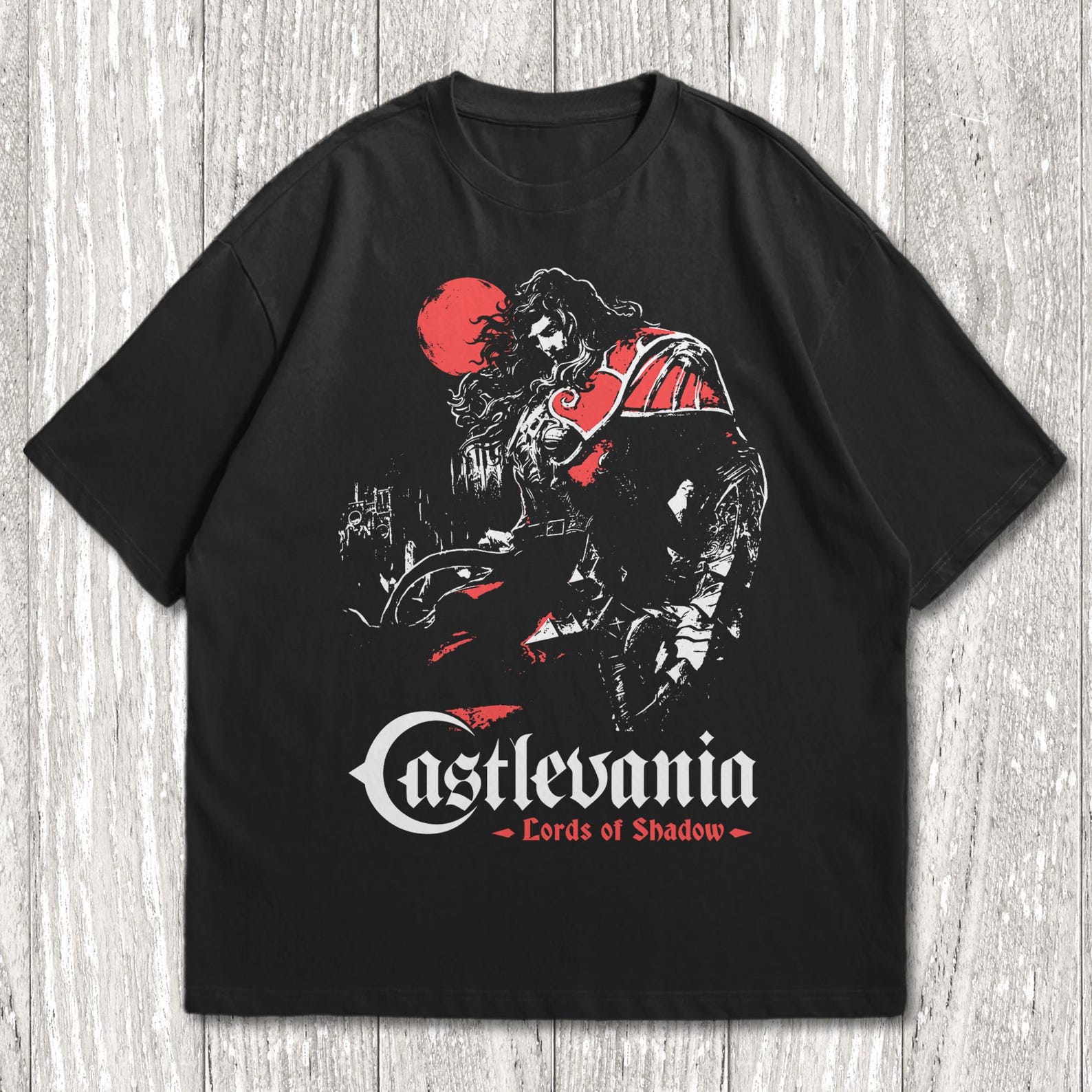 Castlevania: Lords of Shadow Shirt | Gabriel Belmont T-Shirt | Vintage Gamer Shirt | Dark Fantasy Streetwear | Unisex Fan Gift | Cotton Tee L