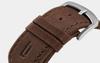 Lilianthal Berlin Brown Watch with Small Made in Men's Seconds, Germany, L01-209-B002A