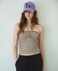 ROLAROLA Stripe Tube Top Br+Mt