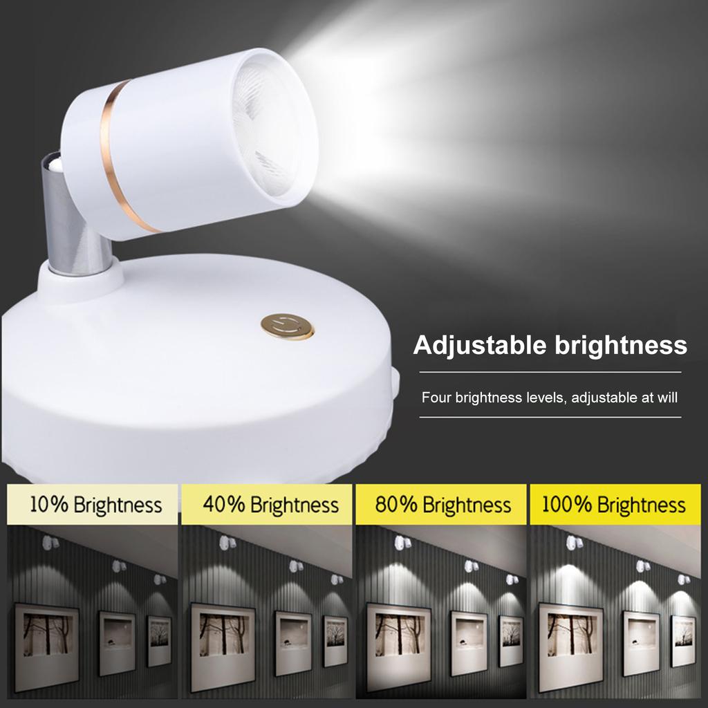 Decorative Effect Led Spot Lamp Goblincore Room Decor with Remote Controlller 4 Adjustable