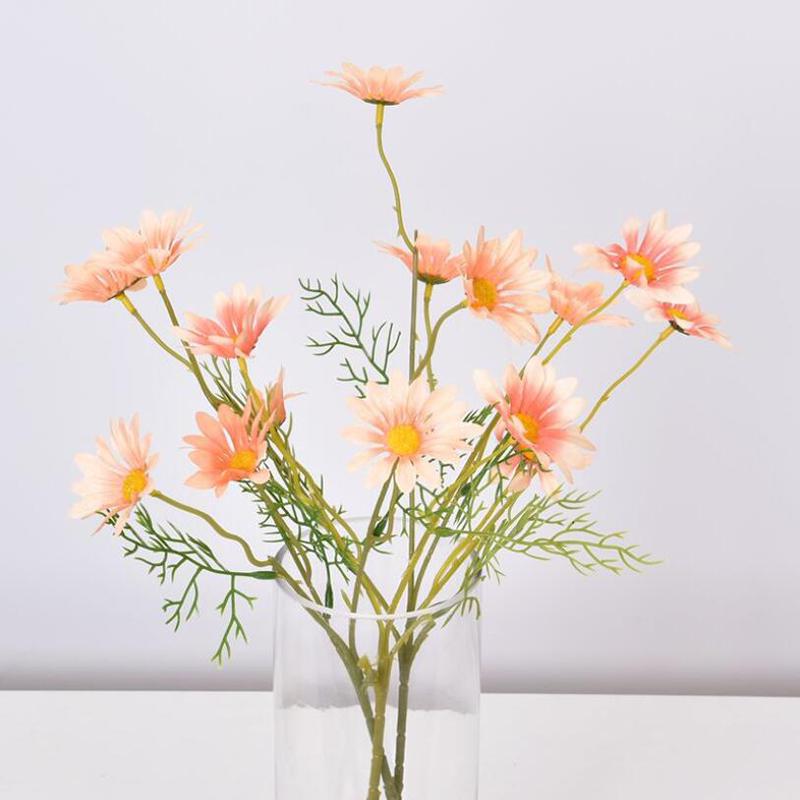 5 Heads Artificial Daisy Flowers Fake Chamomile Flowers Wedding Home US 5 Heads Artificial Daisy Flowers Fake Chamomile Flowers Wedding Home US