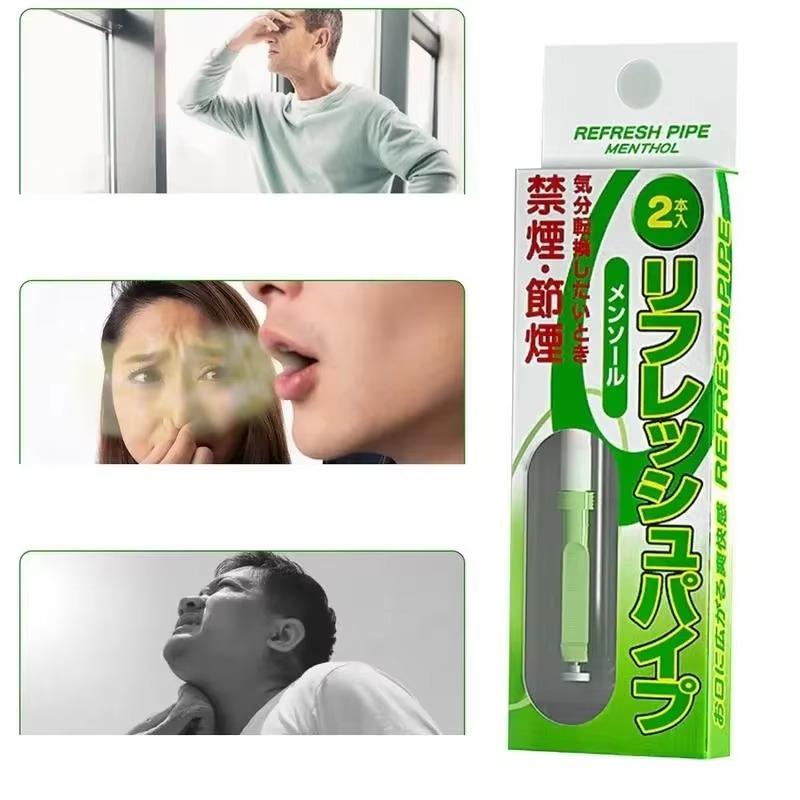 Smokeless Air Inhaler Smoking Cessation Aid Non Electric Inhaler Men's Car Train Travel Safe and Healthy Smoking Cessation Aid