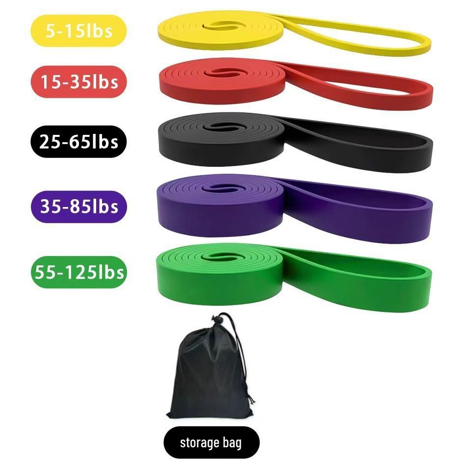 Bande de Résistance Élastique en TPE Latex Premium pour Yoga & Fitness - Idéale pour Épaules, Dos, Hanches