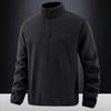 Neue Herbst- und Winter Herren Fleecejacke mit Fleece Herren Stehkragenjacke Herren Thermopullover