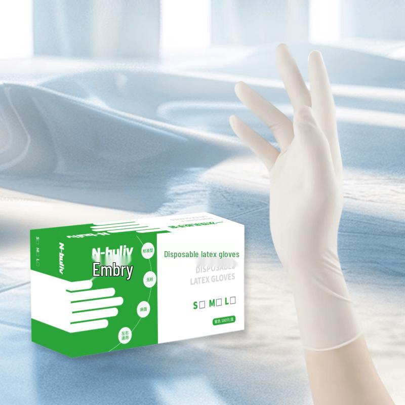 Enbury Disposable Powder-Free Latex Gloves