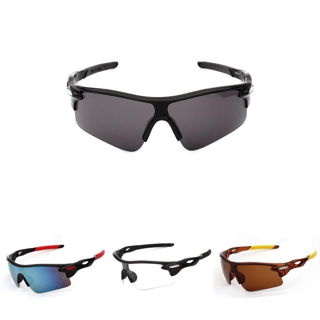 Stylish Black Red White Cycling Goggles Featuring Comfortable Uv400 Lens Technology