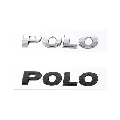 Für VW Volkswagen Jetta MK5 Golf 1 Stück 3D ABS POLO Auto Buchstaben Emblem Hinterer Kofferraum Aufkleber Abzeichen Aufkleber Aufkleber Styling Auto Zubehör