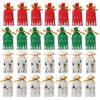 40pz Sacchetti C Natale C y Sacchetto y Contenitore Imballaggio Natale Involucro Coulisse Sacchetto di Plastica Fai da Te Festa Bambini Regalo