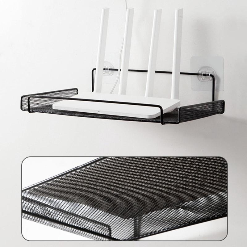 Wall Mounted Shelf for Wireless Wifi Router TV Box Set Top Box Wall Storage Holder TV Accessories Speaker Storage Shelf