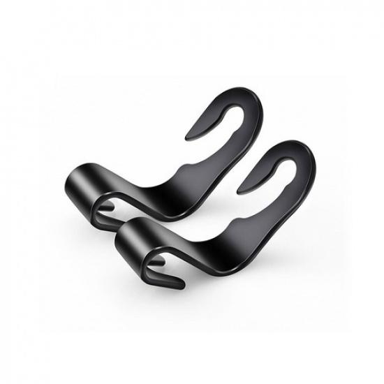 2Pcs Car Interior Seat Back Hooks Hanger Accessories For Bag Clothes Storage