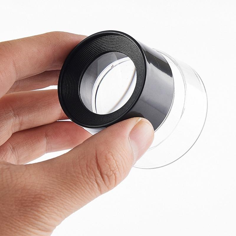 Cylinder Magnifier 10x Magnifying Glass With Scratch Resistant Lens Eye Magnifier For Detailed Observation