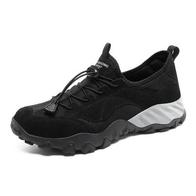 New High Quality Men Hiking Shoes Durable Leather Climbing Shoes Outdoor Walking Sneakers Rubber Sole Factory Outlet Big Size