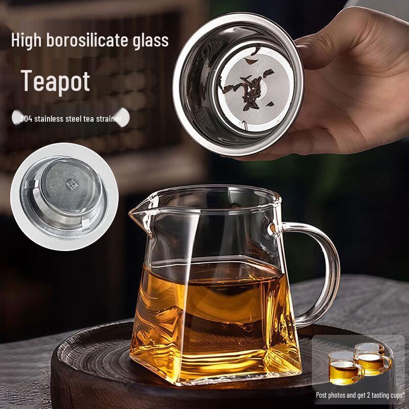 Термостойкий стеклянный чайник Jiwu Senlin