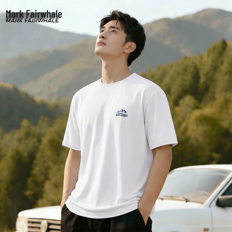Mark Hua Fei Men s Ice Silk Quick Dry Athletic T-Shirt M