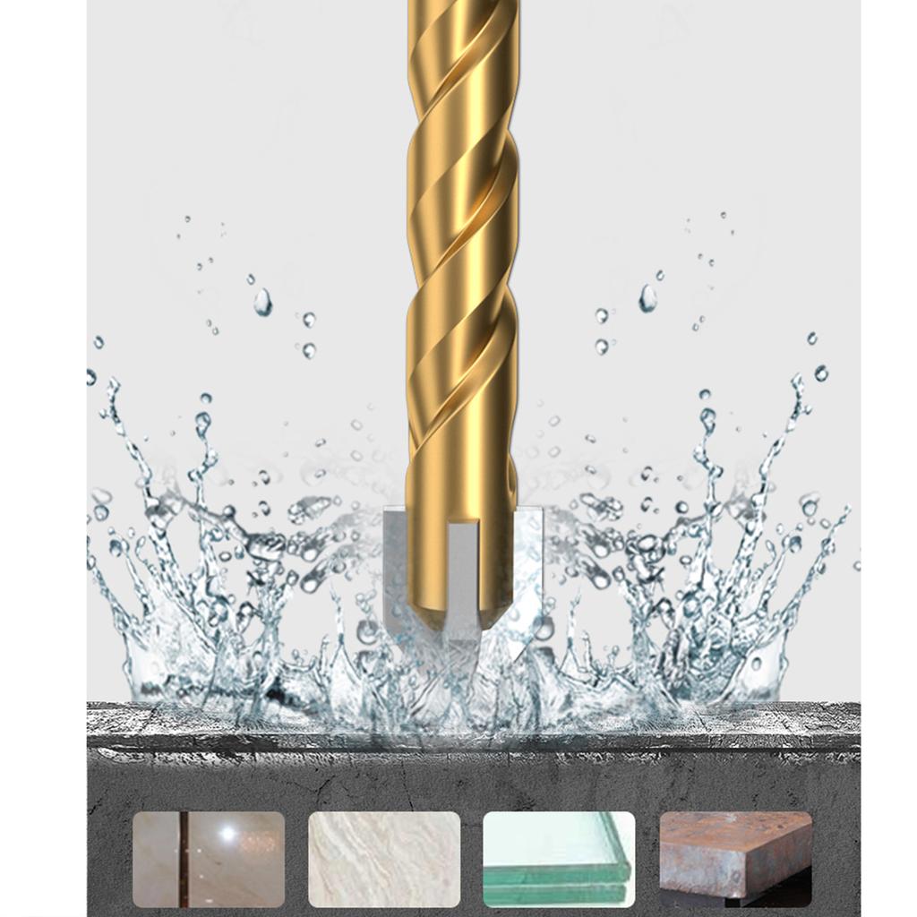 Cross Tile Drill Bit Glass Ceramic Concrete Hole Saw Alloy Triangle Drill Bit 5/6/8/10/12mm Power Tool Accessories