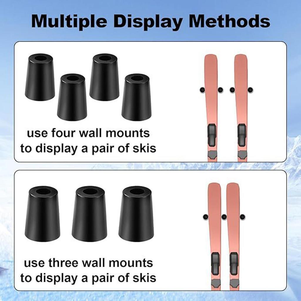 Snowboard Wall Mount Vertical Snowboard Hanger Ski Storage For Garage Store Indoor Display Sports Shop Equipment Gear Skateboard