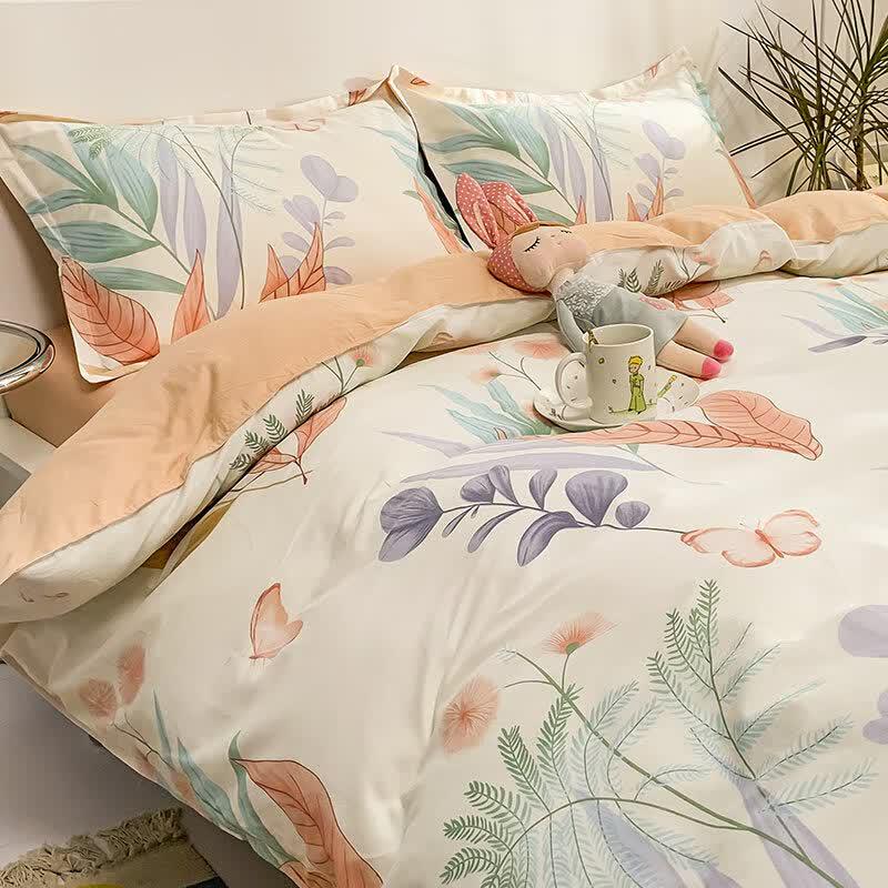 Grace Pure Cotton Printed Bedding 4-Piece Set