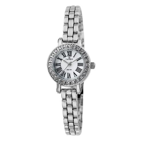 

[TANDY] TANDY Modern Classic Women s Metal Watch Silver 4017 FREE
