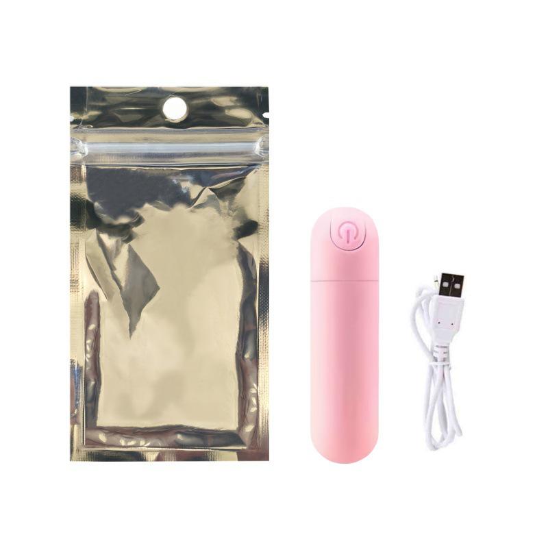 Wiederaufladbarer kabelloser Vibrator mit zehn Modi für Paare - Mini-Massagegerät mit starker Vibrationsspitze und Analplug.
