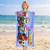 Custom Name Colorful Creatures Stylish Printed Beach Towel,a Quick-drying, Absorbent Mat Suitable for the Beach, Pool, Gym, and Travel Fans Gift