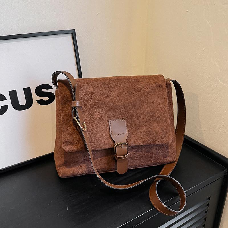 Vintage Pu Tote Bag For Women With Car Stitching Urban Street Style