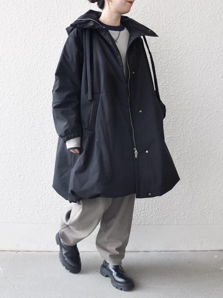 Ships Any Multi-functional Padded 2-Way Hoodie Tent Line Coat 724170006 Black One Size