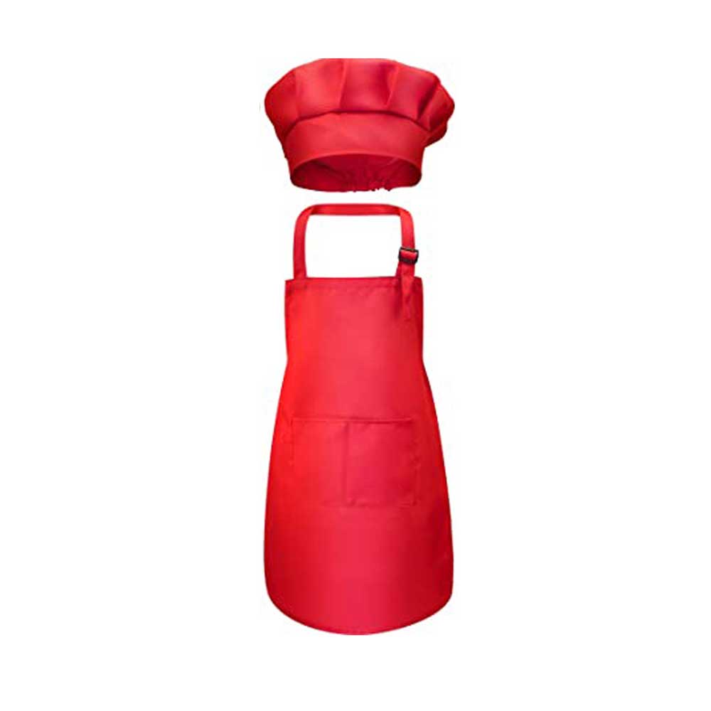 Apron Baking DIY Chef Hat Parent-child Apron Set Men and Women Apron