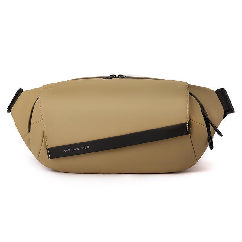 

Новая деловая повседневная наплечная сумка для отдыха, спортивный велосипедный рюкзак, функциональная ветрозащитная спортивная поясная сумка, мужская нагрудная сумка 25*16*7 хаки