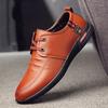 Whole cowhide casual business men's soft-soled leather shoes