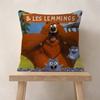 Cartoon Grizzy und die Lemminge Personalisierte Kissenstaubabdeckung Schlafzimmer Kinder Party Dekoration Kissenbezug Geburtstag Kinder Geschenk