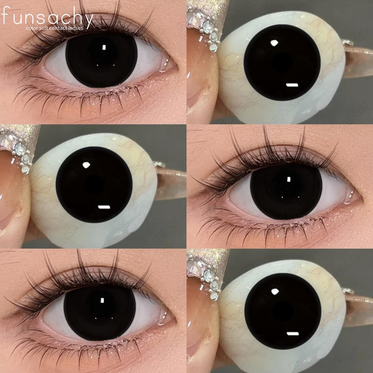 

FUNSACHY Косплей Цветные контактные линзы для глаз Цветные контактные линзы для глаз Хэллоуин Аниме Косплей Линзы Красота Ученик Ежегодный Len