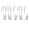 5PCS Over The Door Hooks Cartoon   Sprayed Stainless Steel Hanging Hook for Bedroom Bathroom