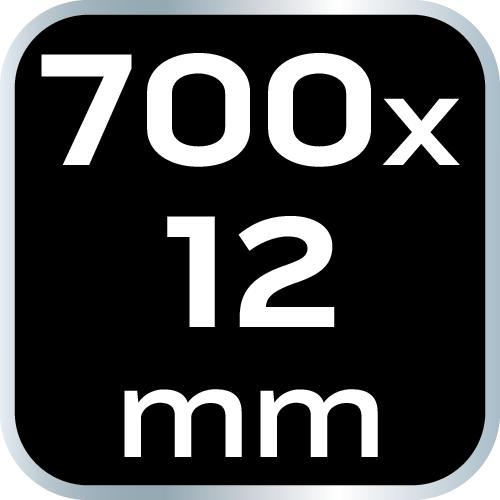 EXTREME cable ties 12.0 × 700 mm, black, 50 pcs.