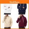 Kışlık Günlük Giyim İçin Fermuarlı Astarlı Kapüşonlu Sweatshirt